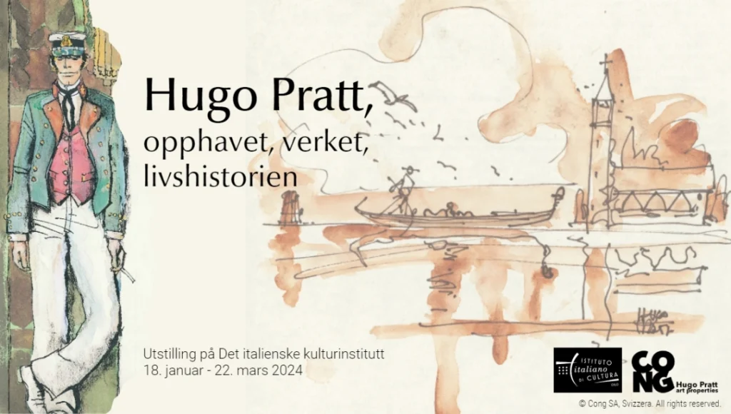 Immagine della notizia «“Hugo Pratt. L’eredità, l’opera e la biografia” in gennaio a Oslo»